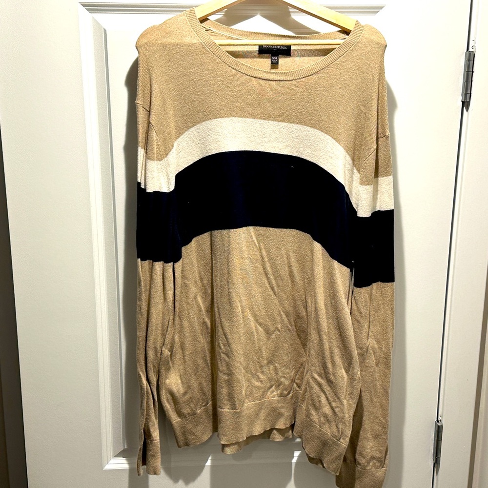 Banana Republic Men’s Luxe Sweater Pullover Shirt XXL